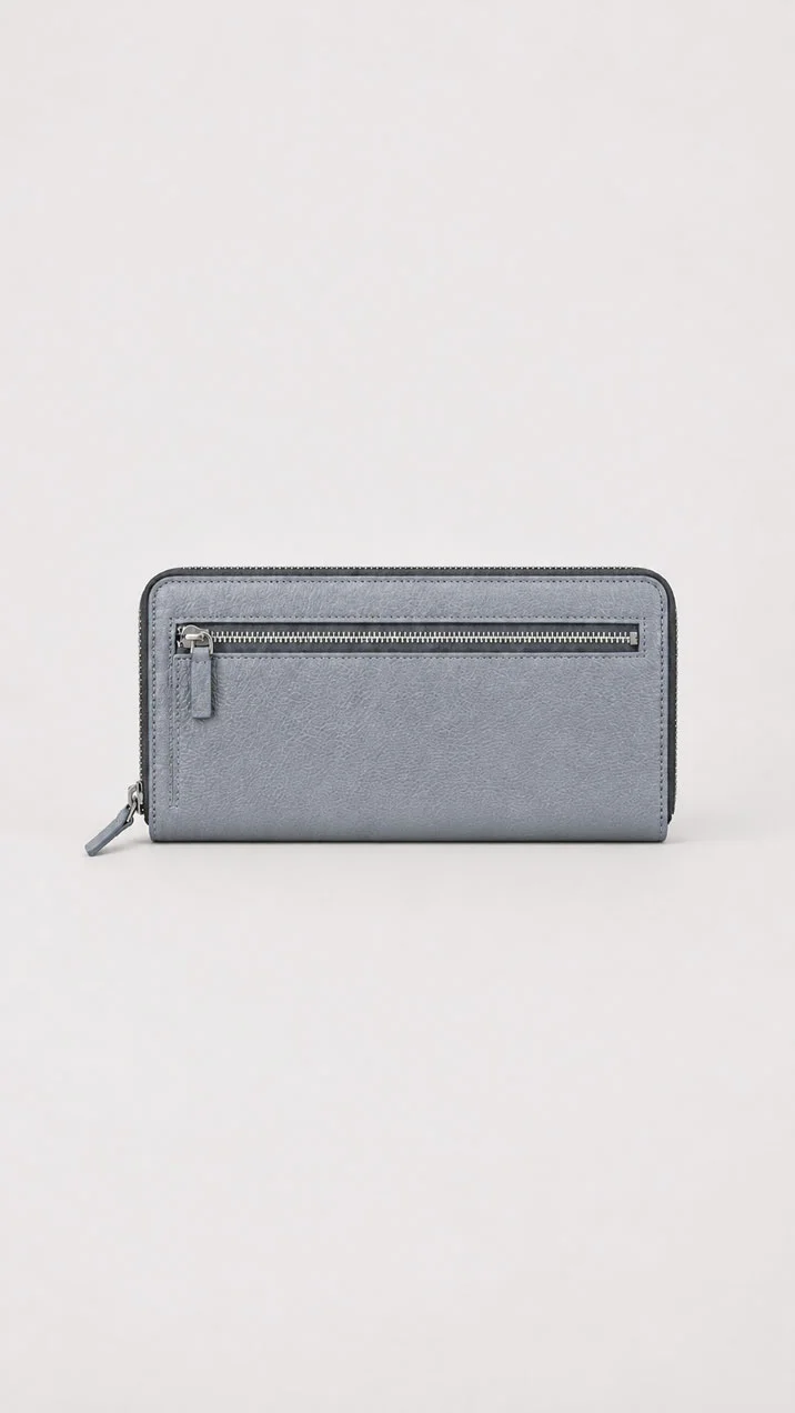 กระเป๋าสตางค์หนังแท้ทรงยาว ซิปรอบตัว (Long Wallet with Zip) – โรงงานรับผลิต OEM Leather Mine