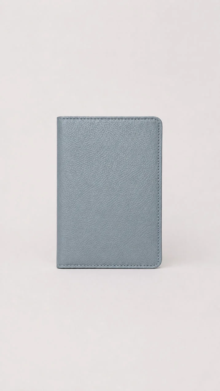 ปกพาสปอร์ตหนังแท้ลายลิ้นจี่ (Leather Passport Holder) – โรงงานรับผลิต OEM Leather Mine