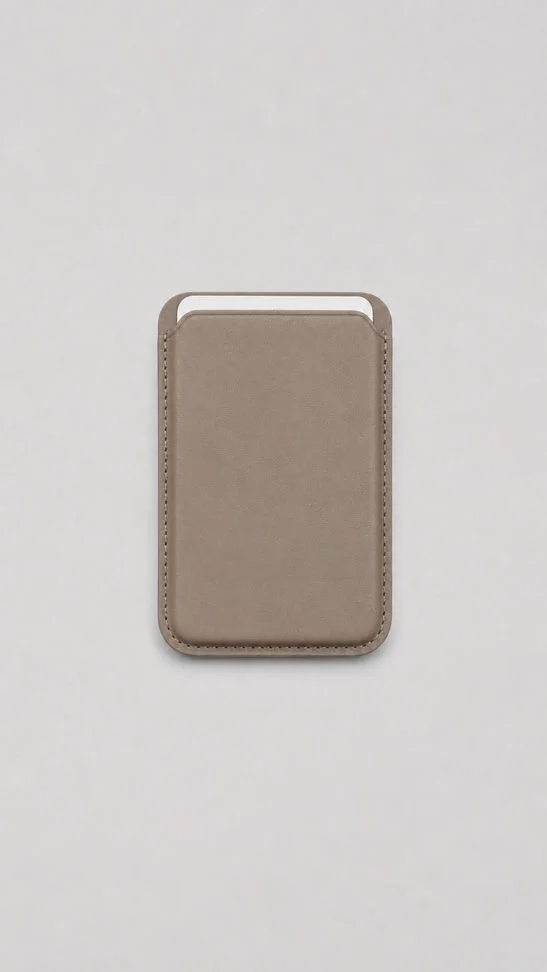 MagSafe Wallet Stand หนังแท้ พร้อมขาตั้งปรับมุม รุ่น Leather Mine